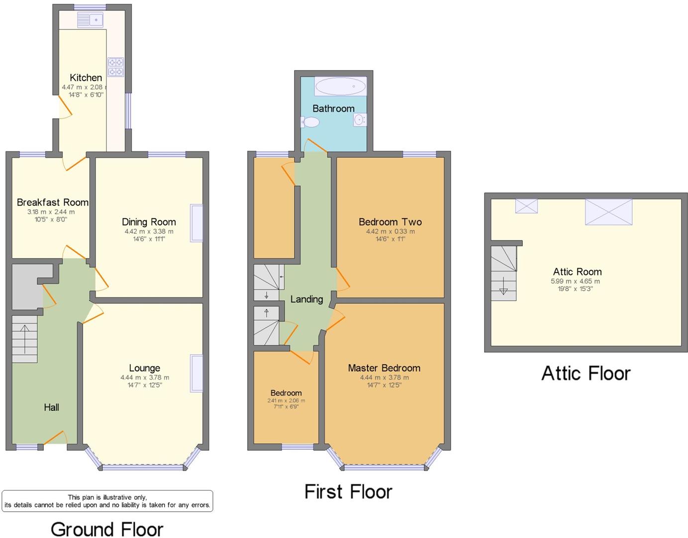 26, Westbourne Grove, Manchester floorplan