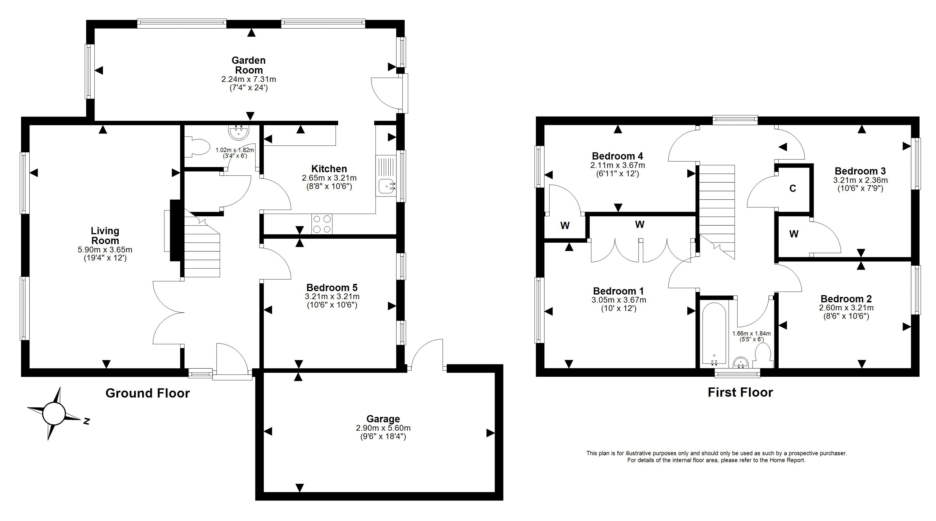 41, Kippielaw Road, DALKEITH floorplan