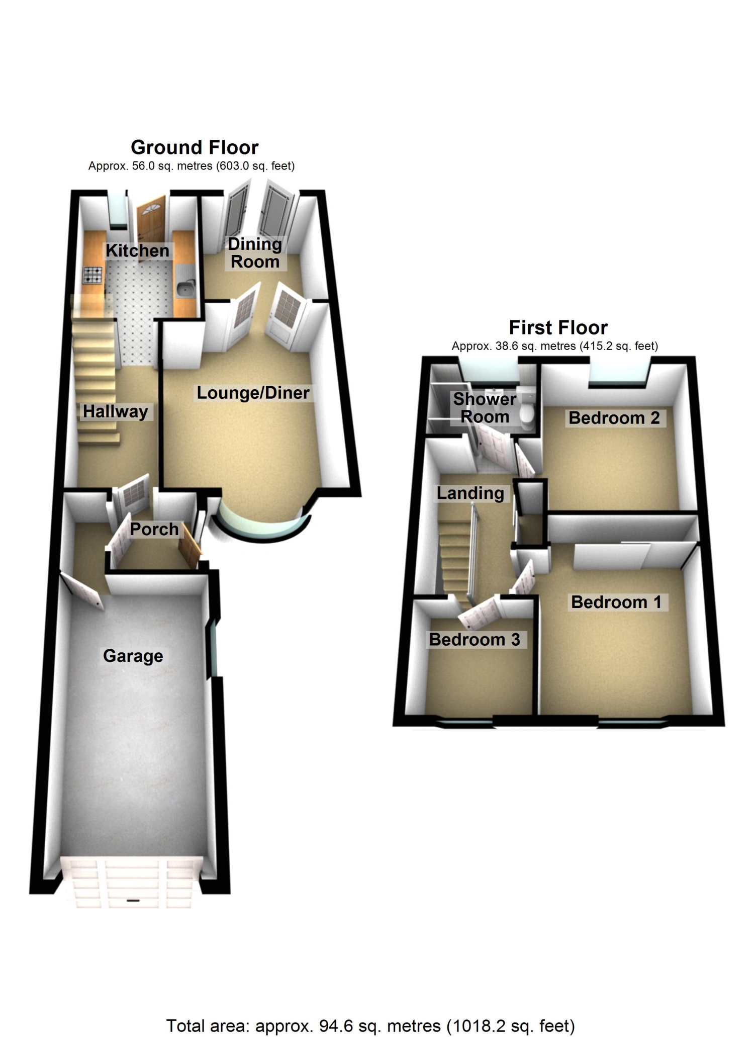 46, Maple Road, Boston floorplan