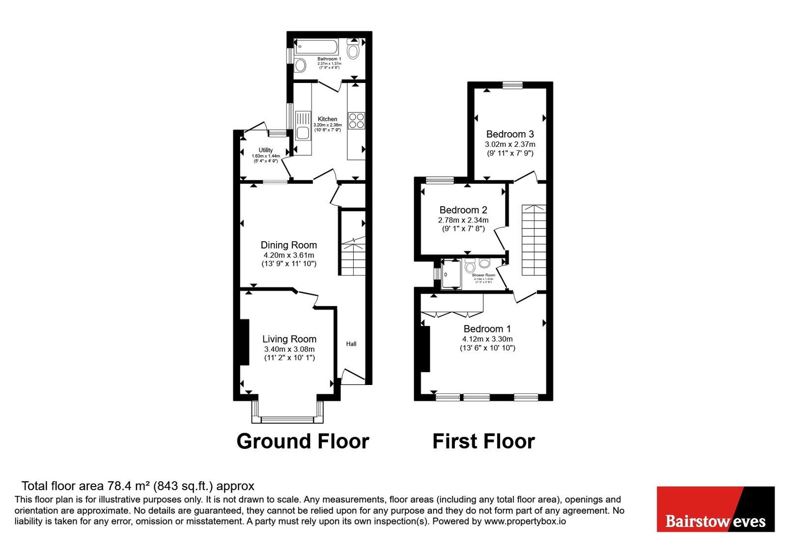 Turner Road, Walthamstow floorplan