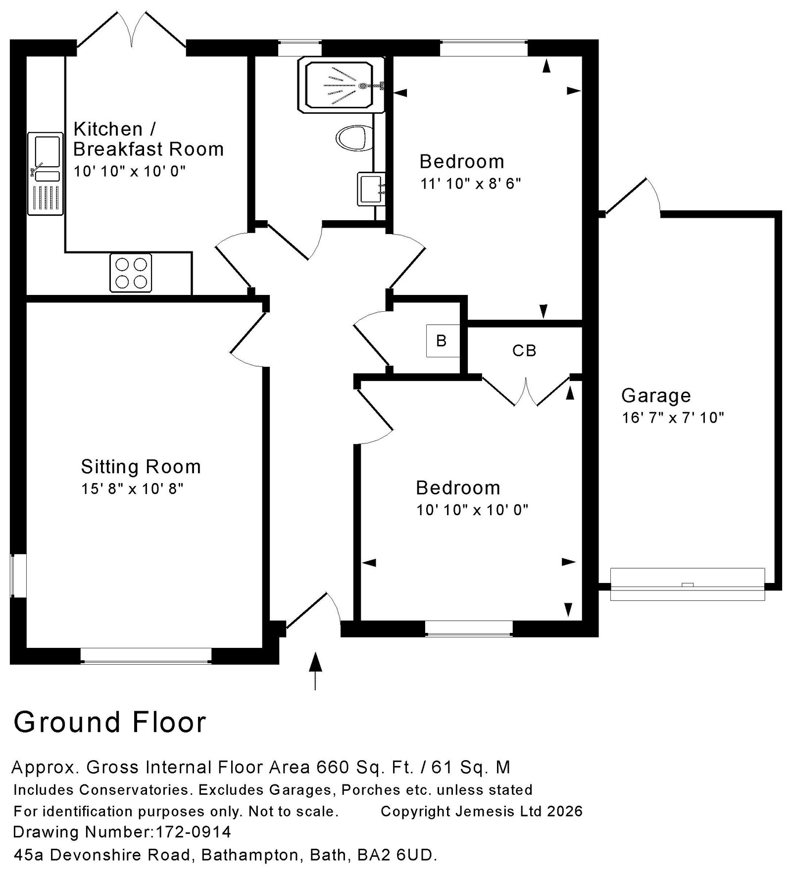 45a, Devonshire Road, Bath floorplan