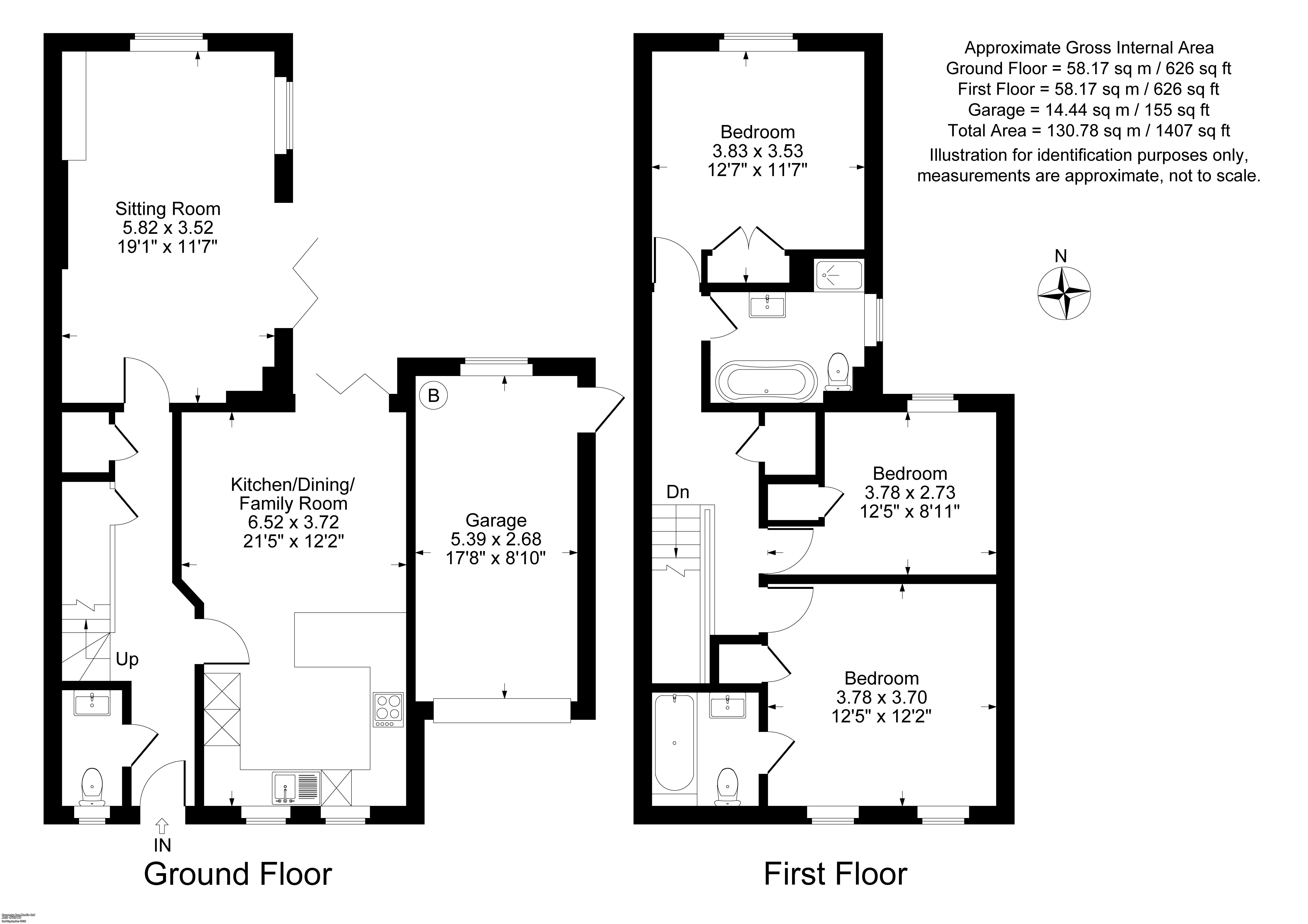 3, Earls Close, Deddington floorplan