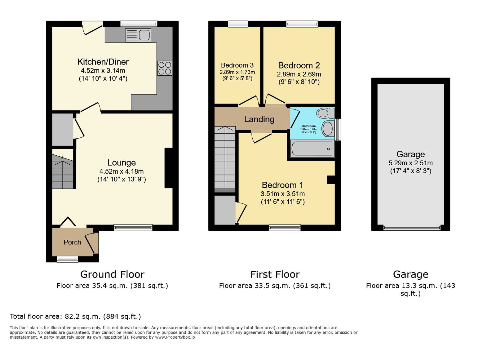 11, Carr Close, Selby floorplan