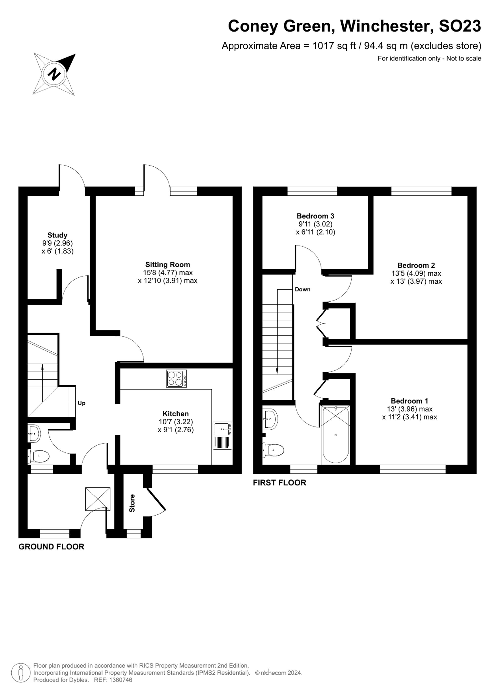 25 Coney Green, Winchester floorplan