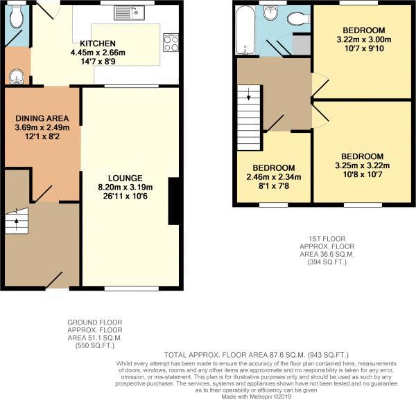 31, Clifford Street, Newton Abbot floorplan