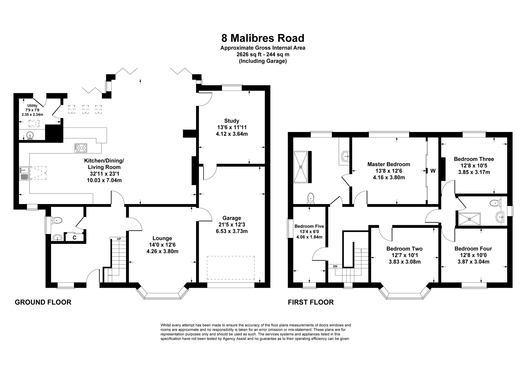 8 Malibres Road, Hampshire floorplan