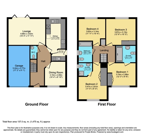 4 Bedrooms Detached house for sale in Avon Drive, Stevenage SG1