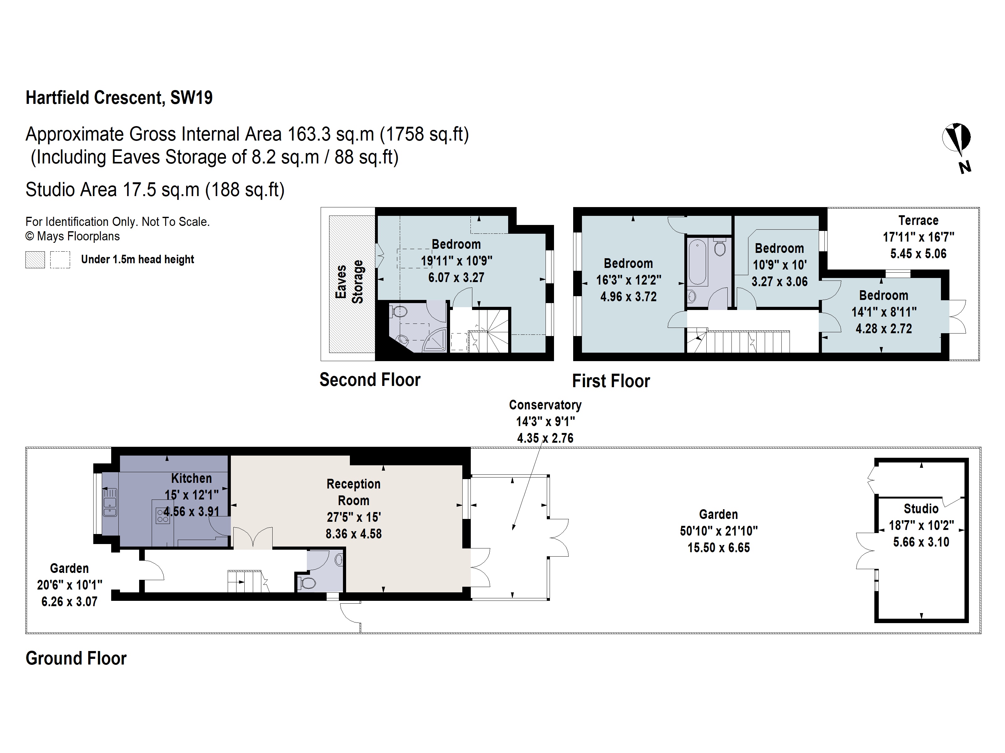 Hartfield Crescent, Wimbledon, London SW19, 4 bedroom end terrace house
