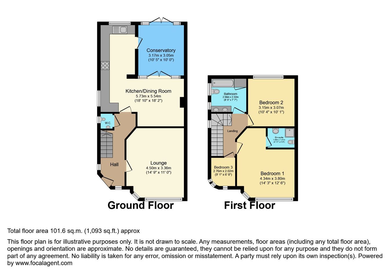 29, Victoria Road, Great Yarmouth floorplan