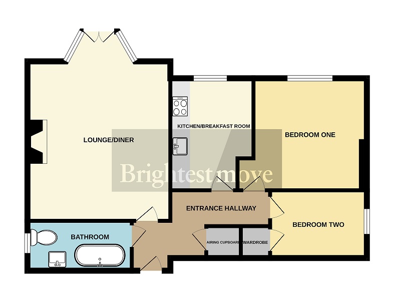 Wembdon Rise, Wembdon, Bridgwater TA6, 2 bedroom flat for sale