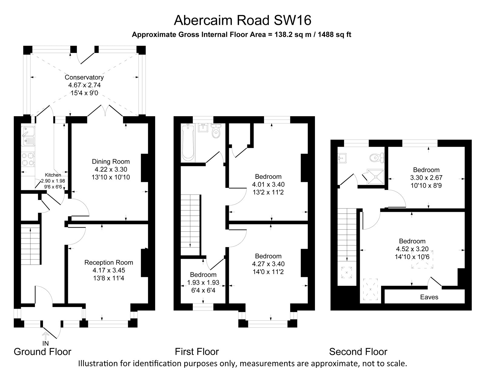 92, Abercairn Road, London floorplan