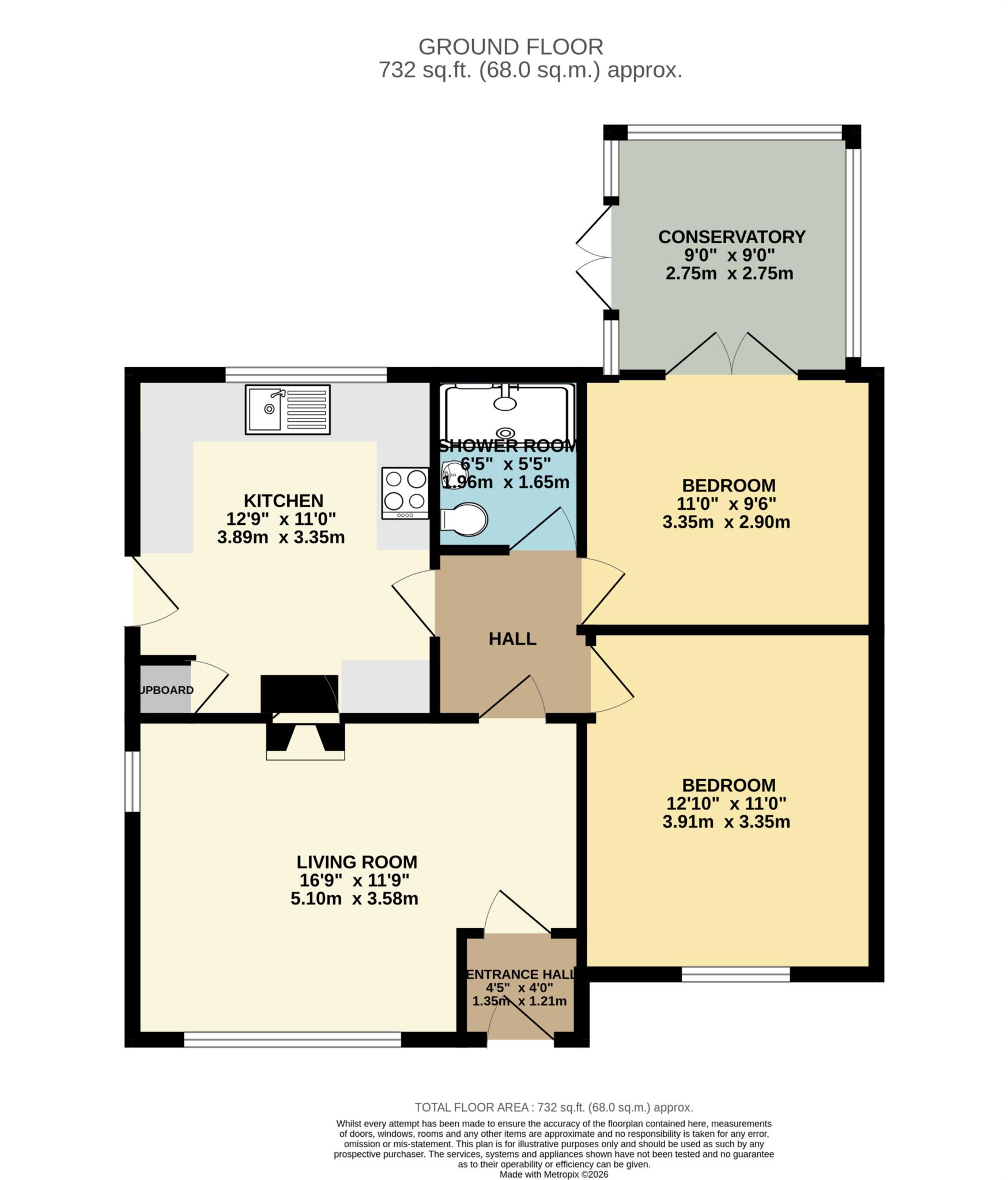 6, Whitestone Road, Frome floorplan