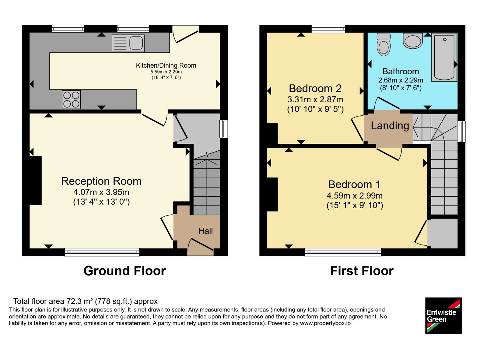 74, Henderson Road, Cheshire floorplan
