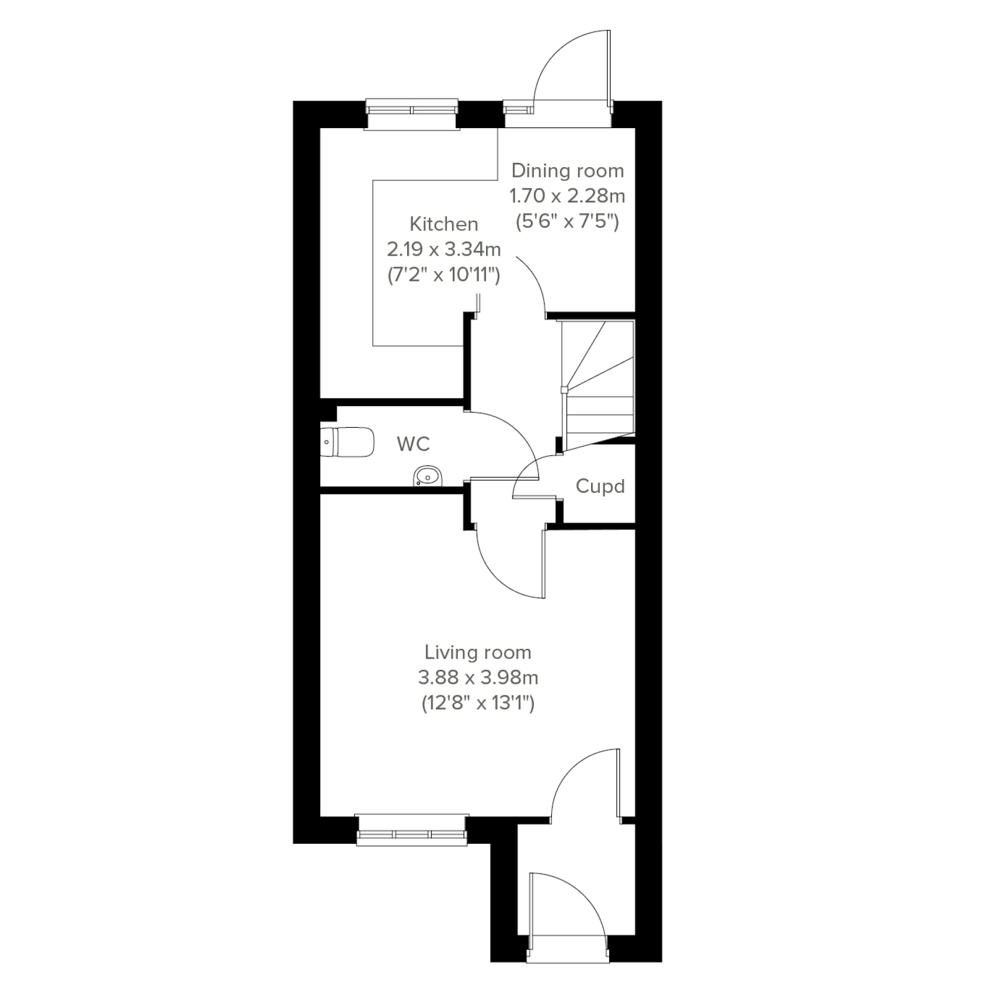 357, Jack Walker Way, Blackburn floorplan