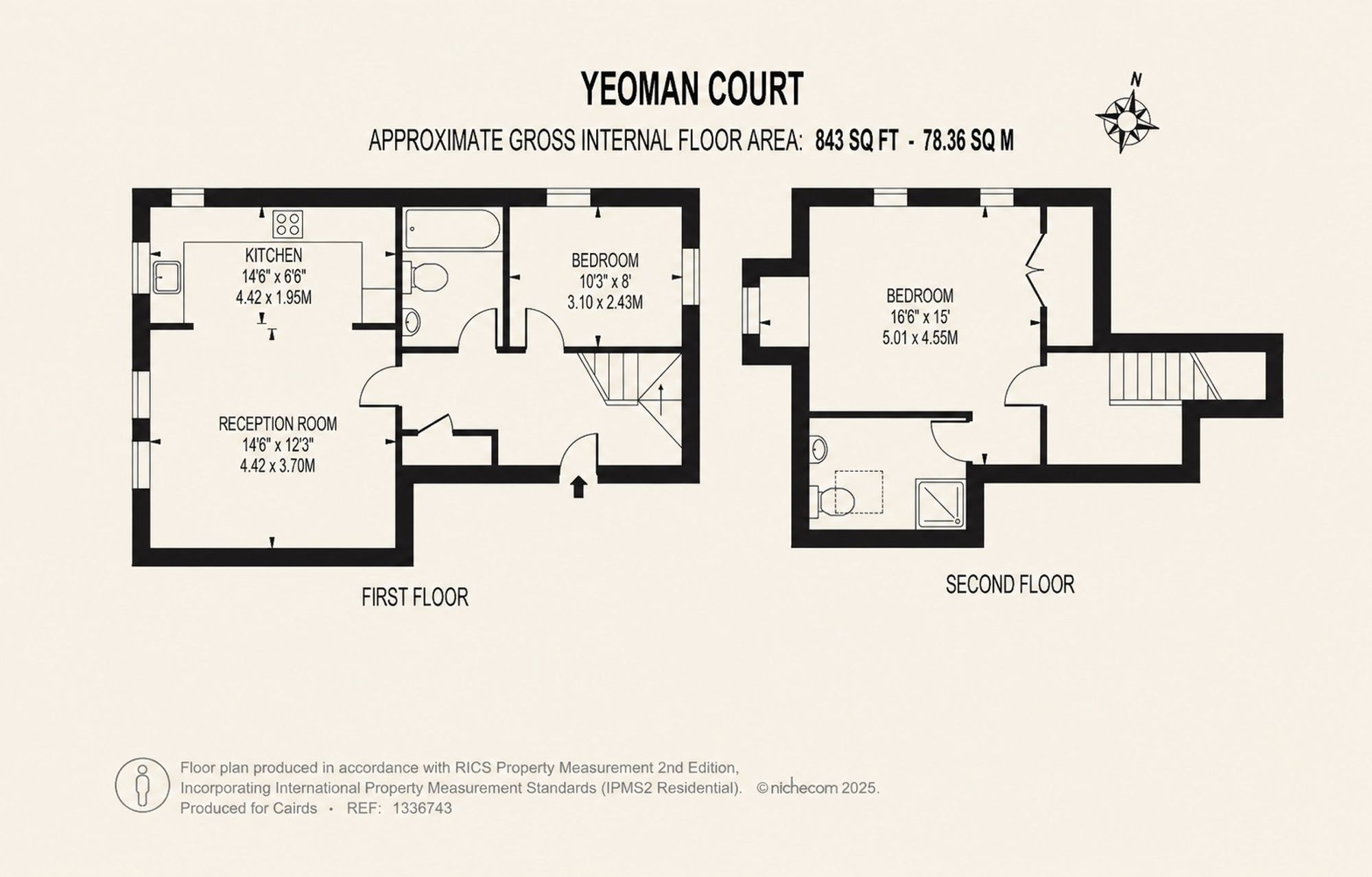 Flat 6, Yeoman Court Reigate Road, Tadworth floorplan