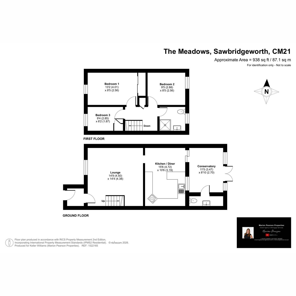 10, The Meadows, Sawbridgeworth floorplan
