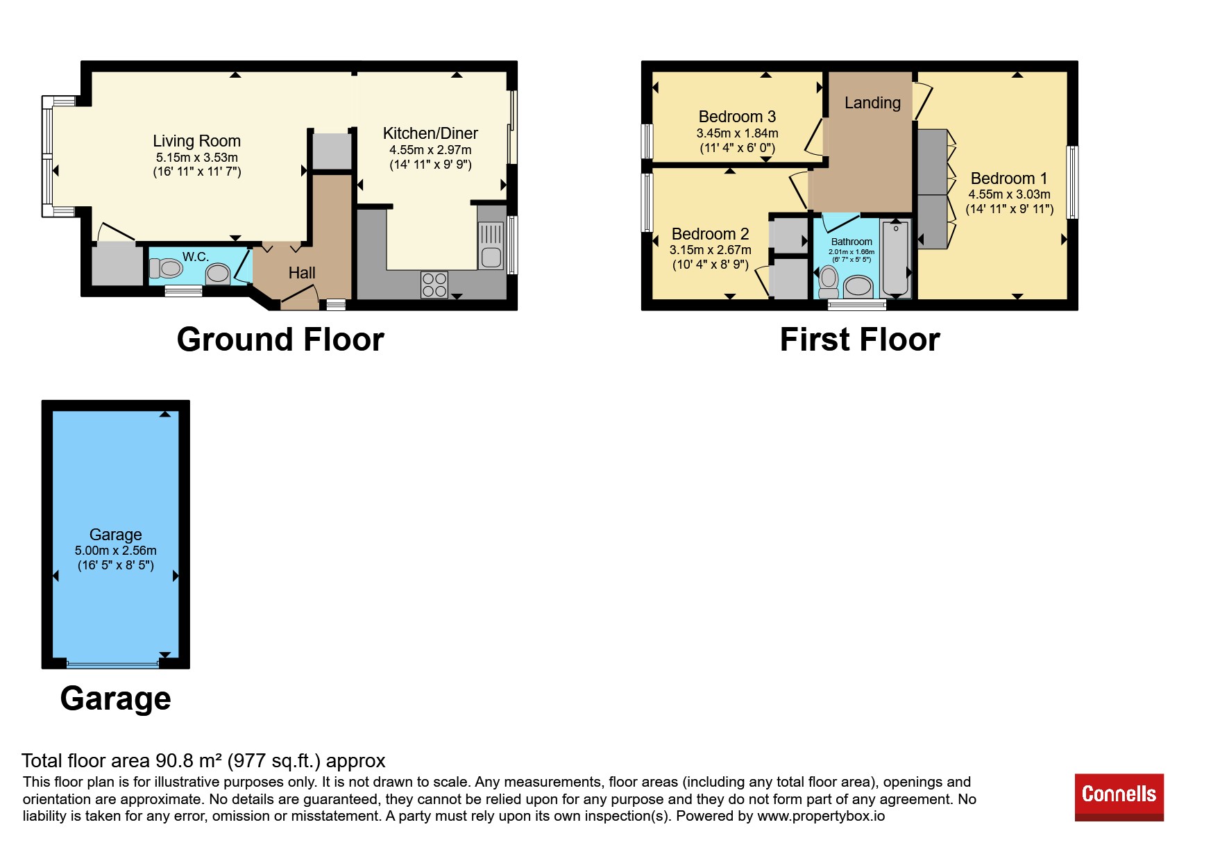 11, Canvey Close, Crawley floorplan