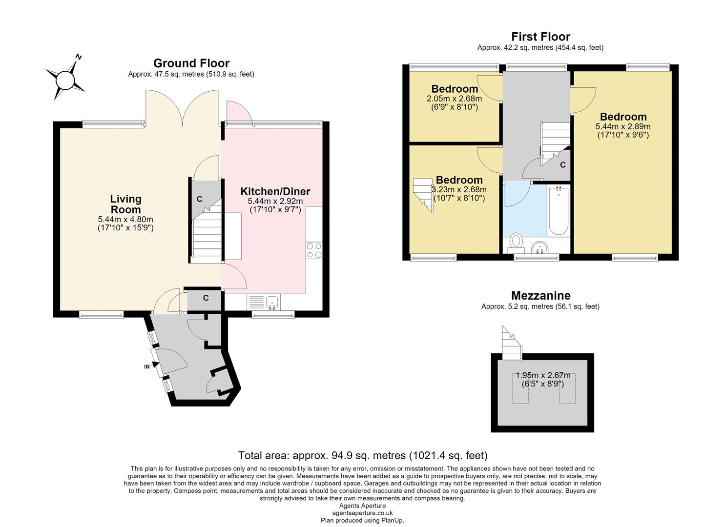 97, Punch Croft, New Ash Green floorplan