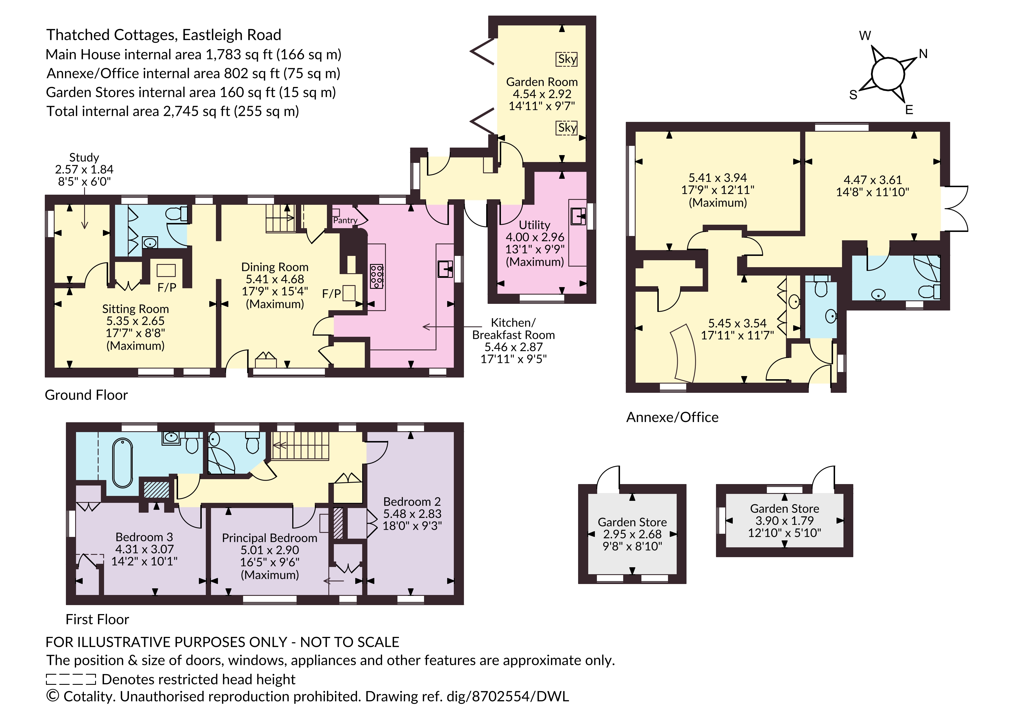 2, Thatched Cottages, Eastleigh Road, Havant, Hampshire floorplan