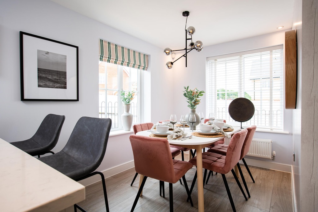 The Dining Area Is Flooded With Natural Light