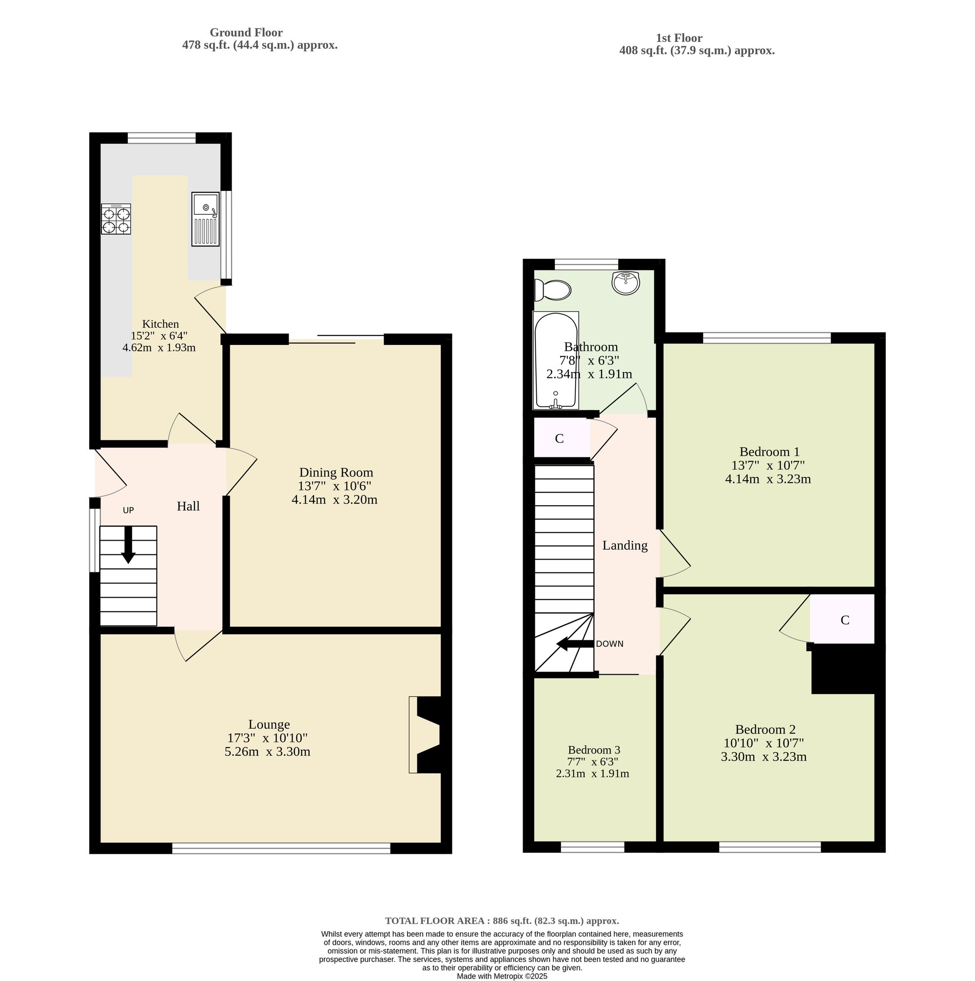 5 Church Lane, Great Yarmouth floorplan