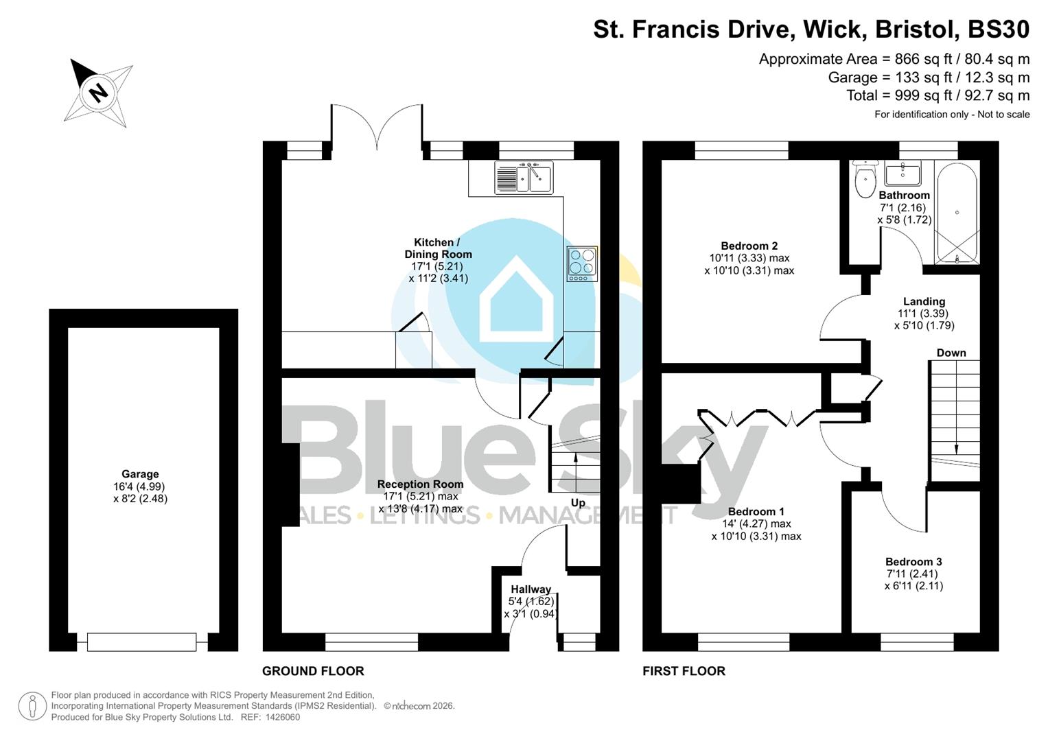 14, St. Francis Drive, Bristol floorplan