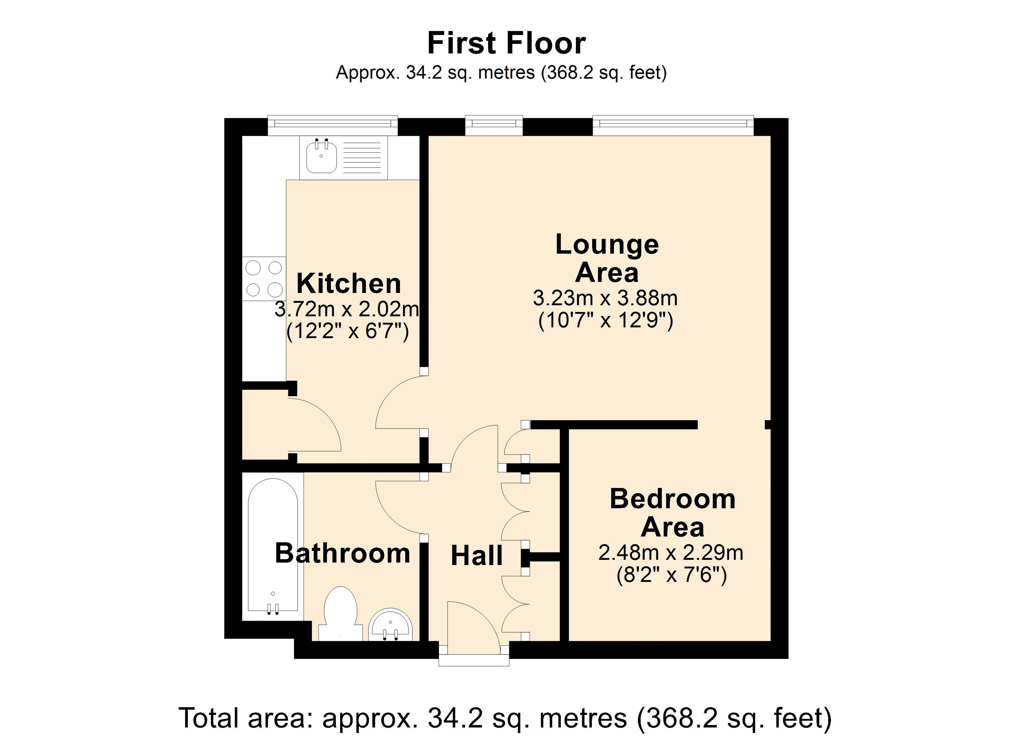 Linden Lea, Westfield Park, Hatch End, Pinner HA5, 1 bedroom flat to