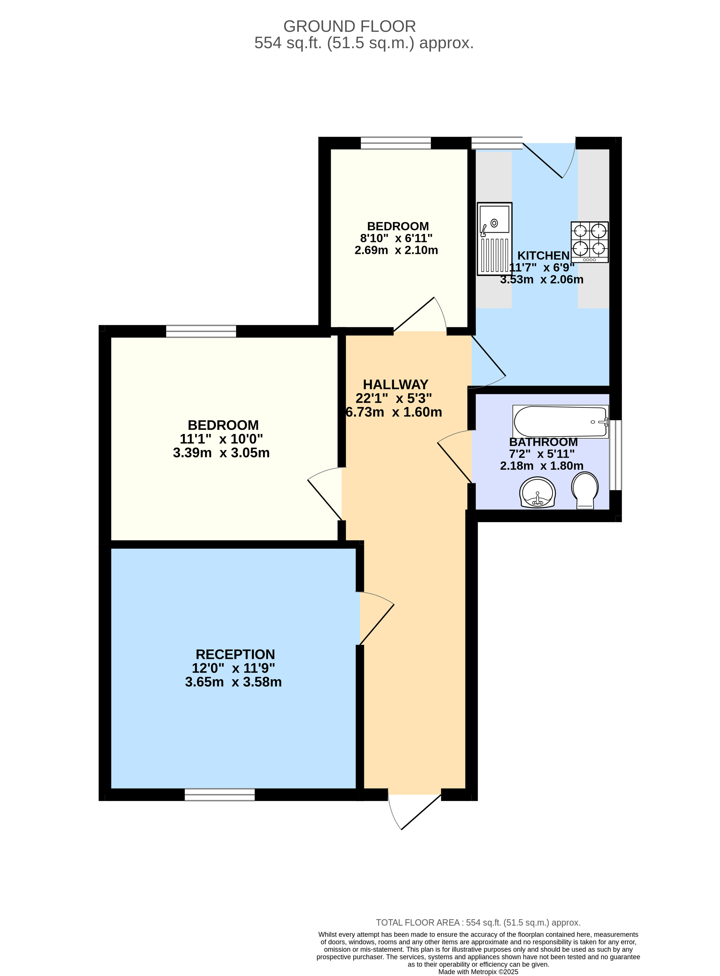 130, Scotts Road, Southall floorplan