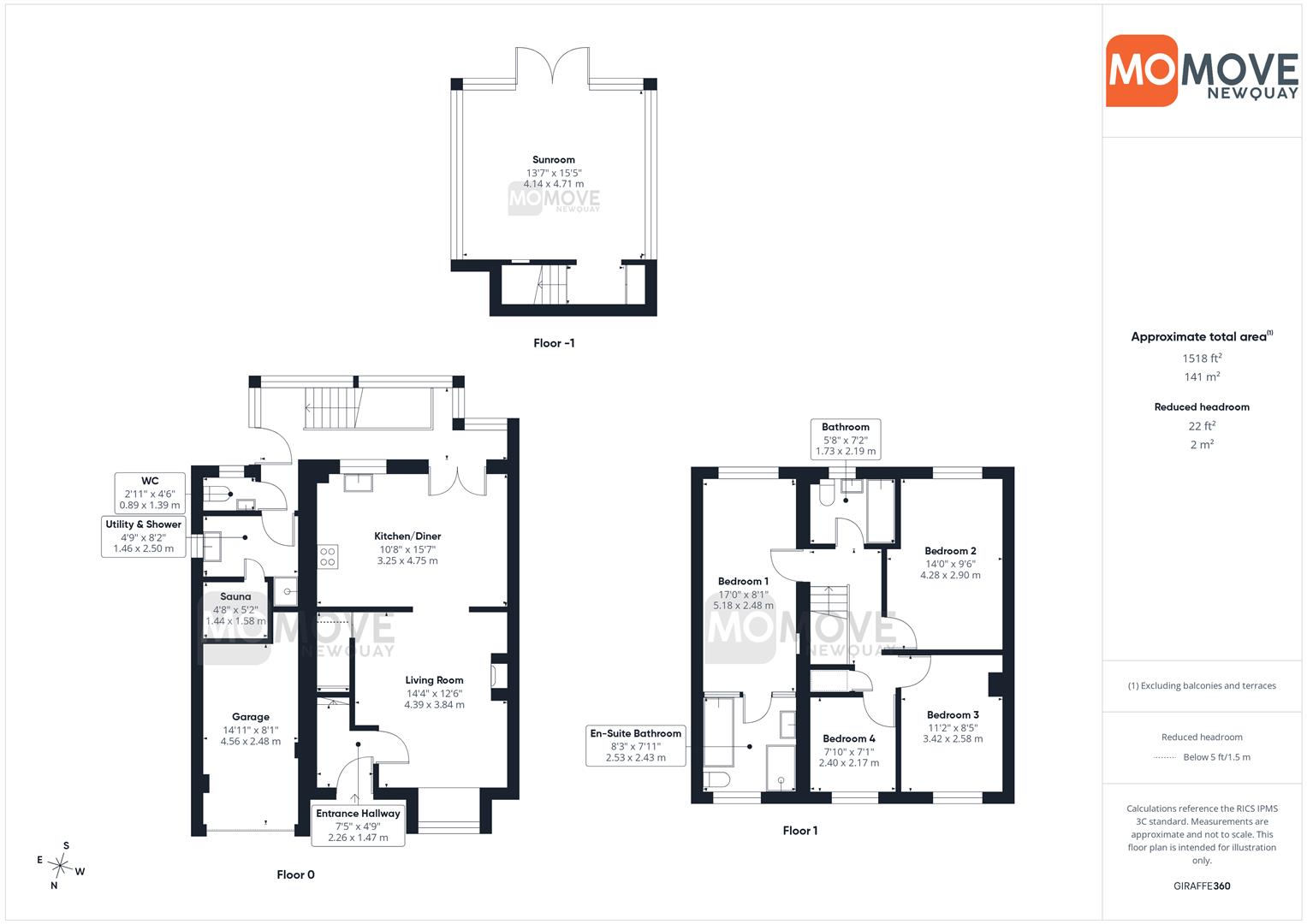 48, Penmere Drive, Newquay floorplan