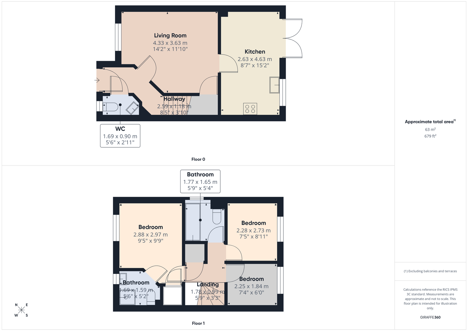 46, Peregrine Gardens, Mansfield floorplan