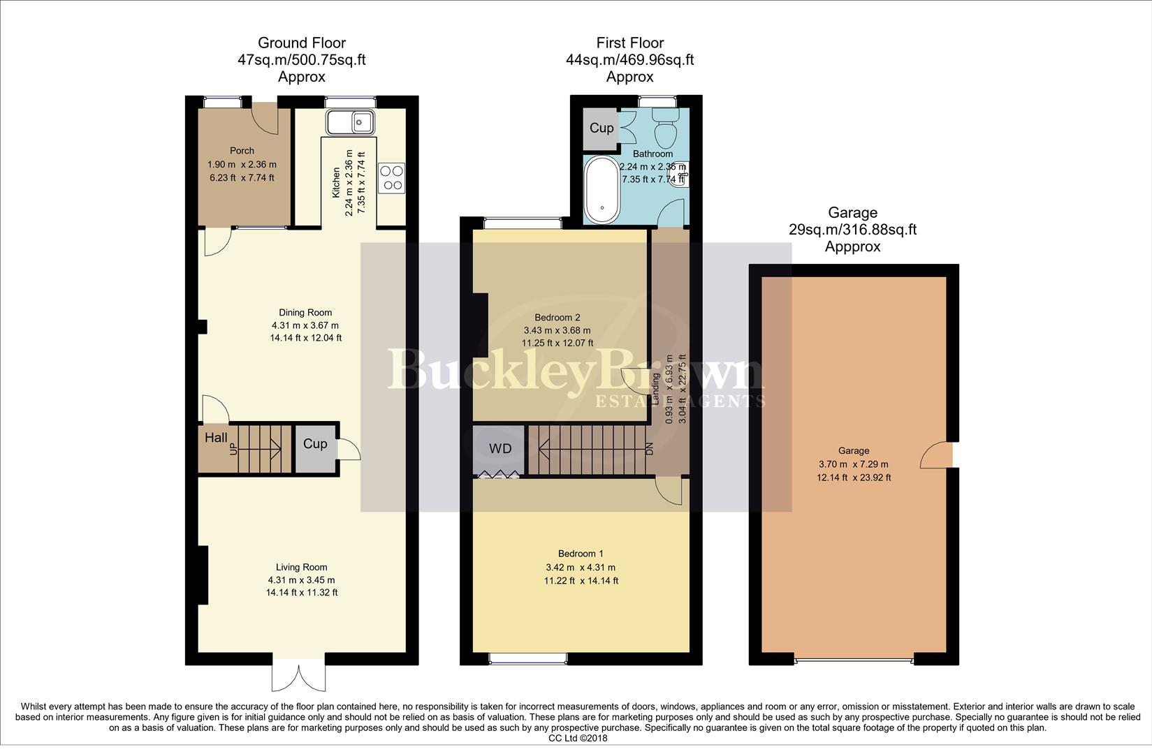 67, Clowne Road, Chesterfield floorplan