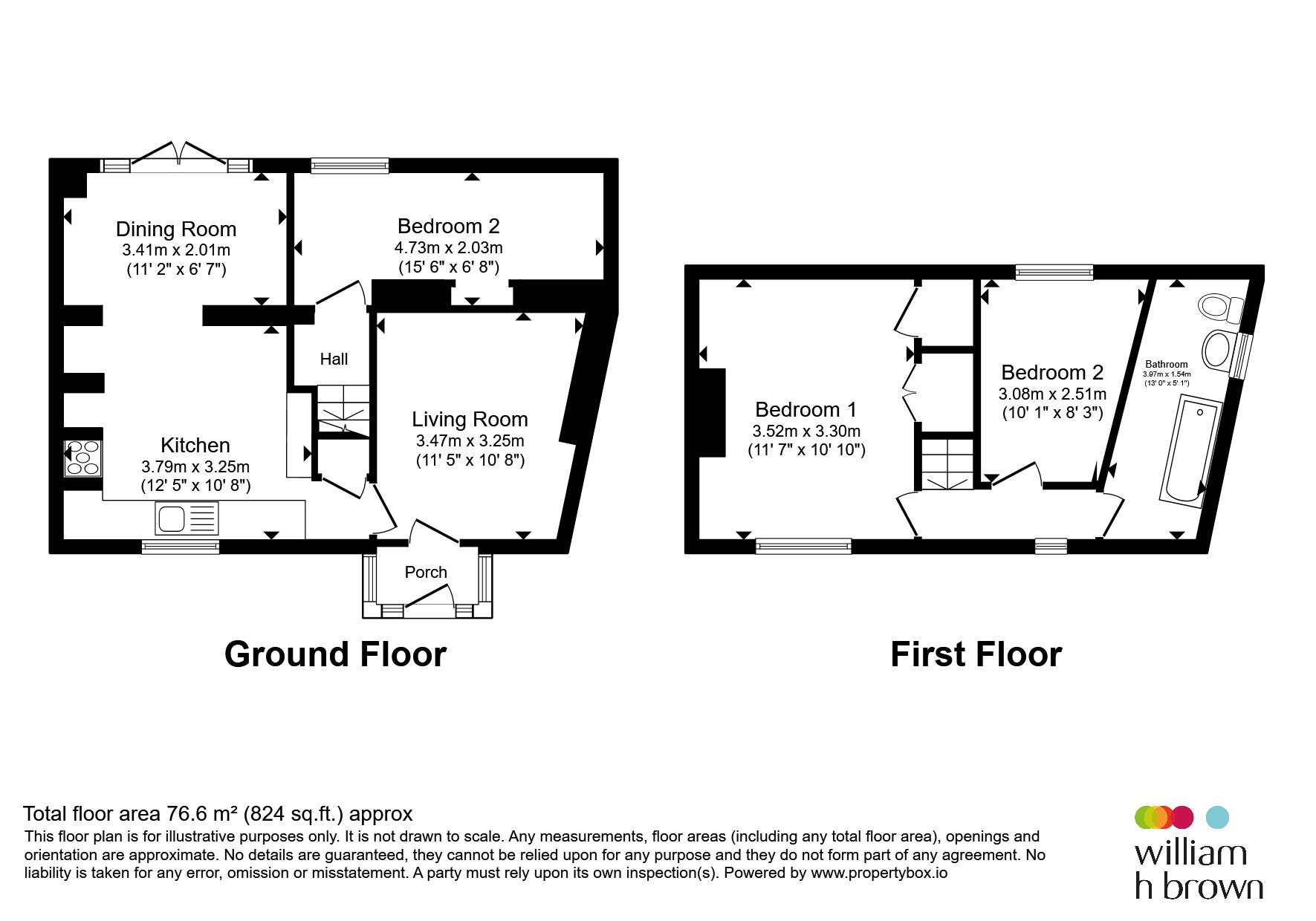 The Cottage, Smalewell Gardens, Pudsey floorplan