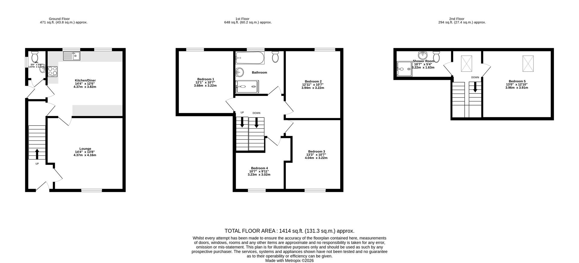 39, Crombie Avenue, York floorplan