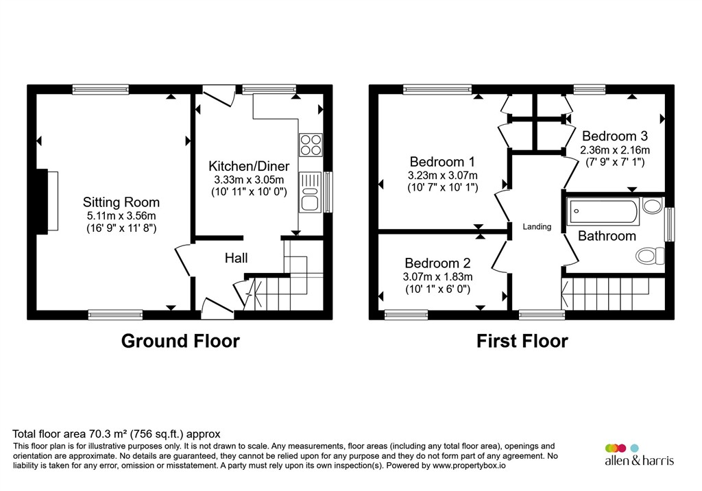 45, Potley Lane, CORSHAM floorplan
