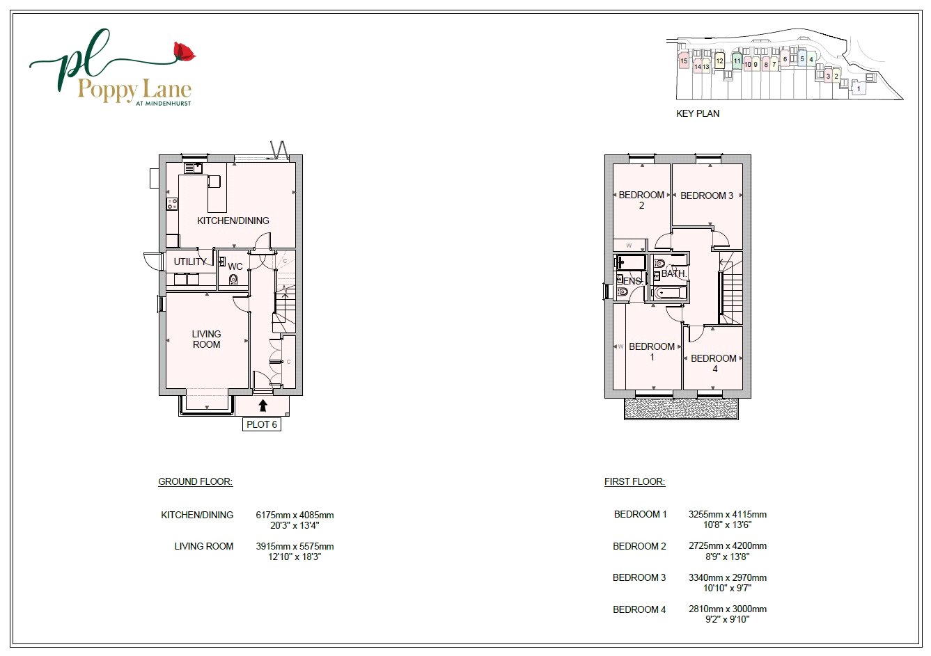 Plot 6 Poppy Lane,, Minorca Road, Camberley floorplan