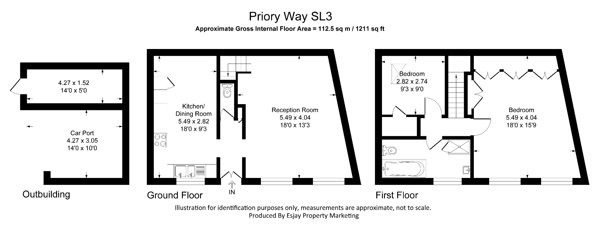 Mordenholt Cottage, Priory Way, Slough floorplan