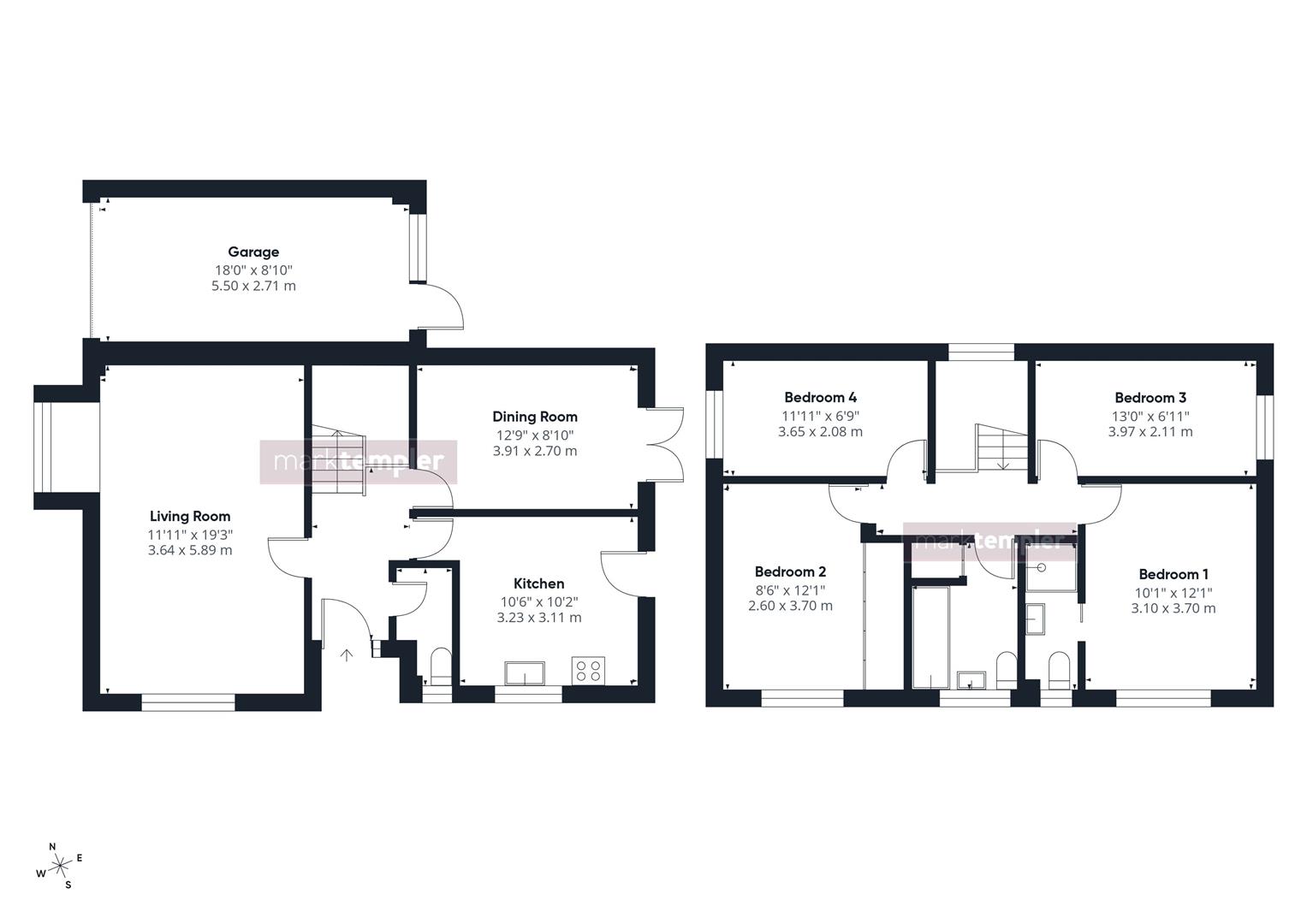 56, Tuckmill, Clevedon floorplan