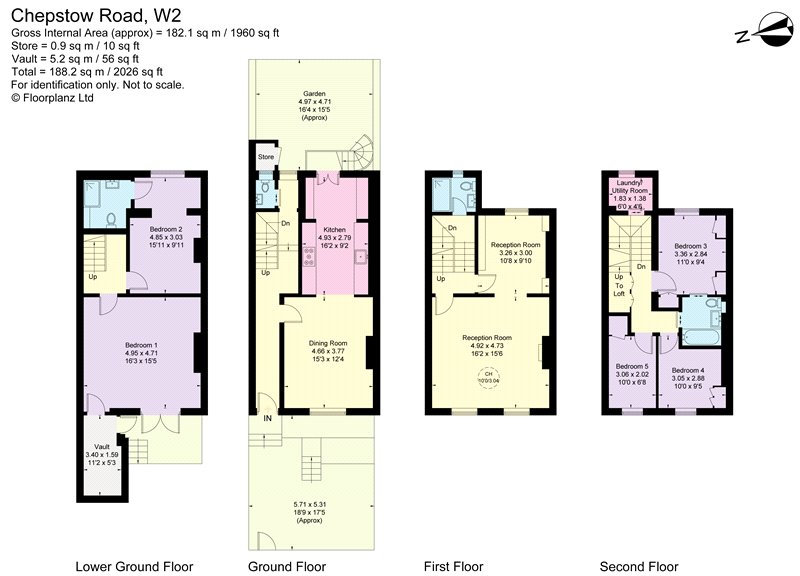 5 Bedrooms  for sale in Chepstow Road, London W2