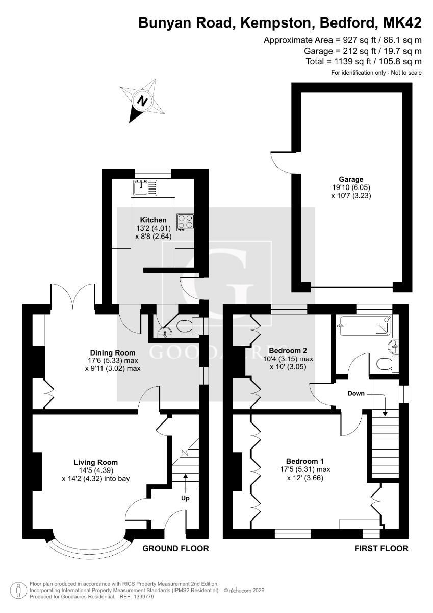 118 Bunyan Road, Bedford floorplan