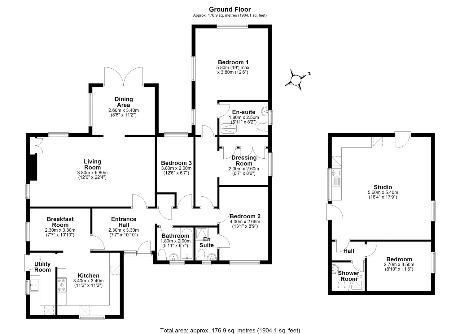 16, Hall Drive, Cambridge floorplan