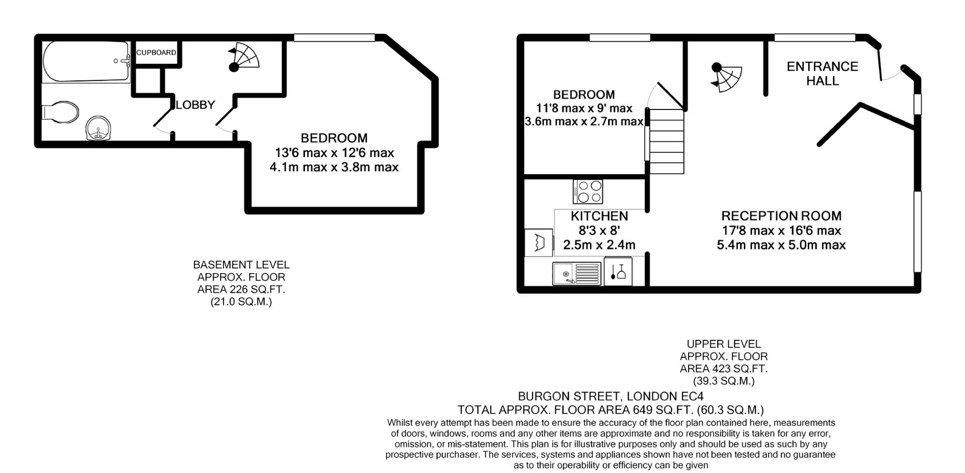 2 Bedrooms Flat for sale in Burgon Street, Priory House, London EC4V