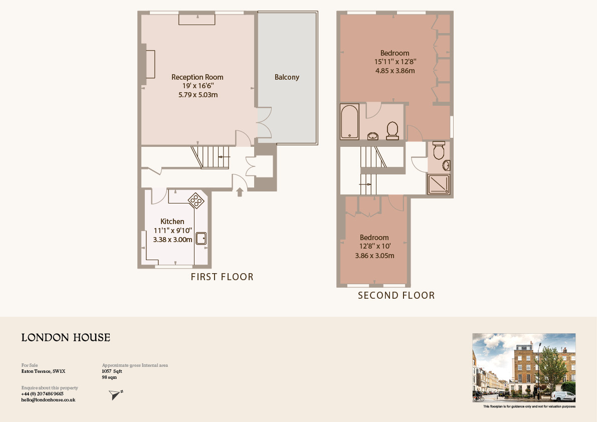 Flat 1, 26, Eaton Terrace, Belgravia floorplan
