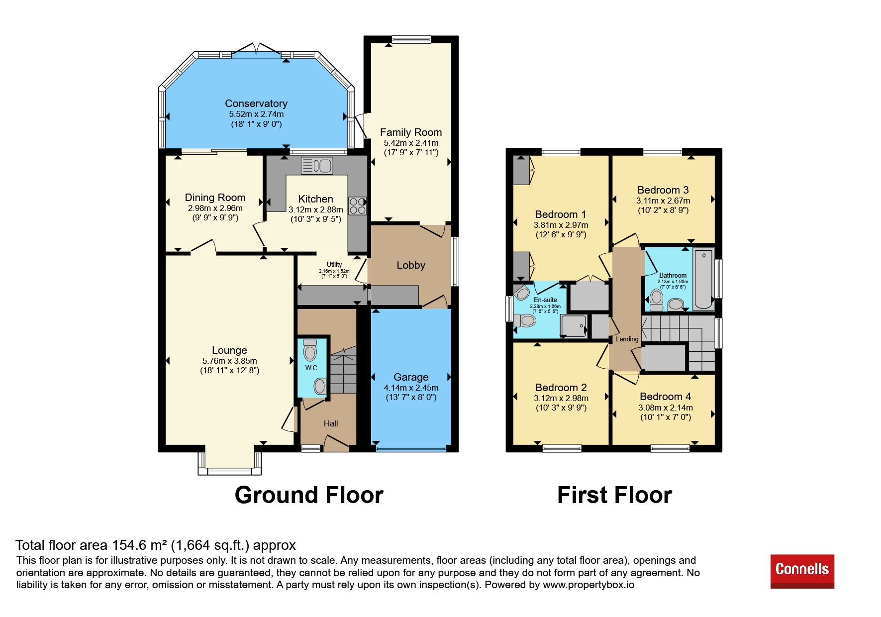 2, Ibis Close, Kidderminster floorplan