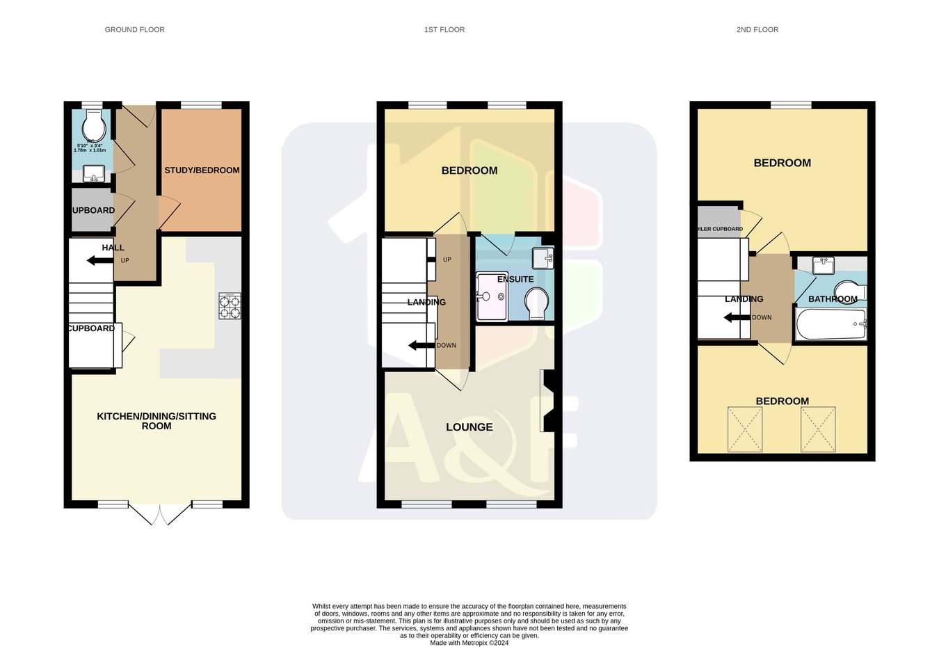 27, Somerset Way, Highbridge floorplan