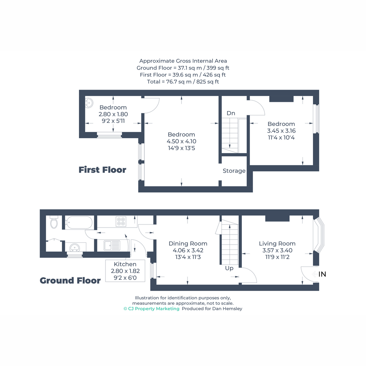 71, Sunnyside Road, Chesham floorplan