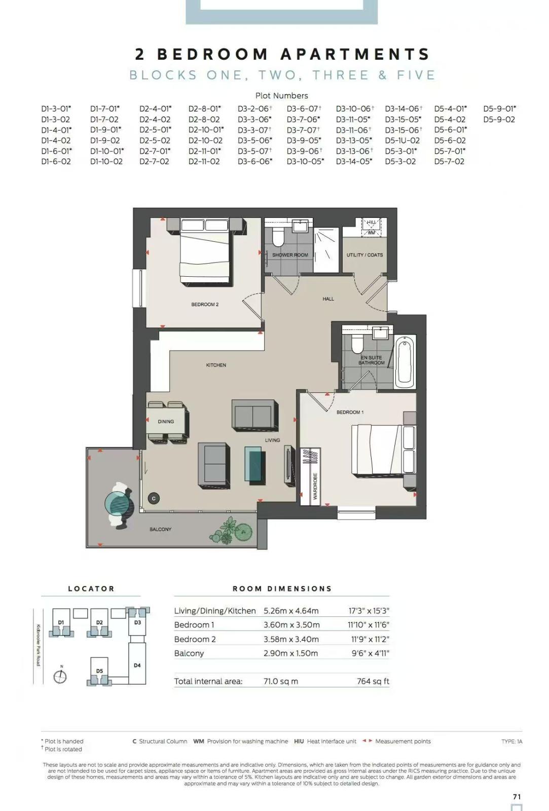Flat 902 Larkin House, 307, Kidbrooke Park Road, LONDON floorplan