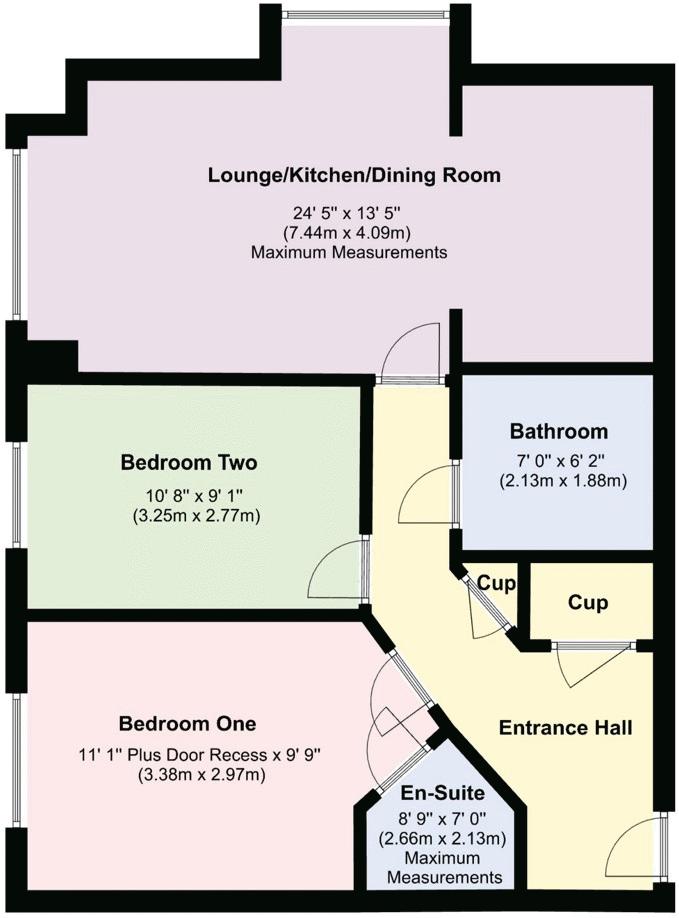 9 Britannia House,, Oysell Gardens, Fareham floorplan