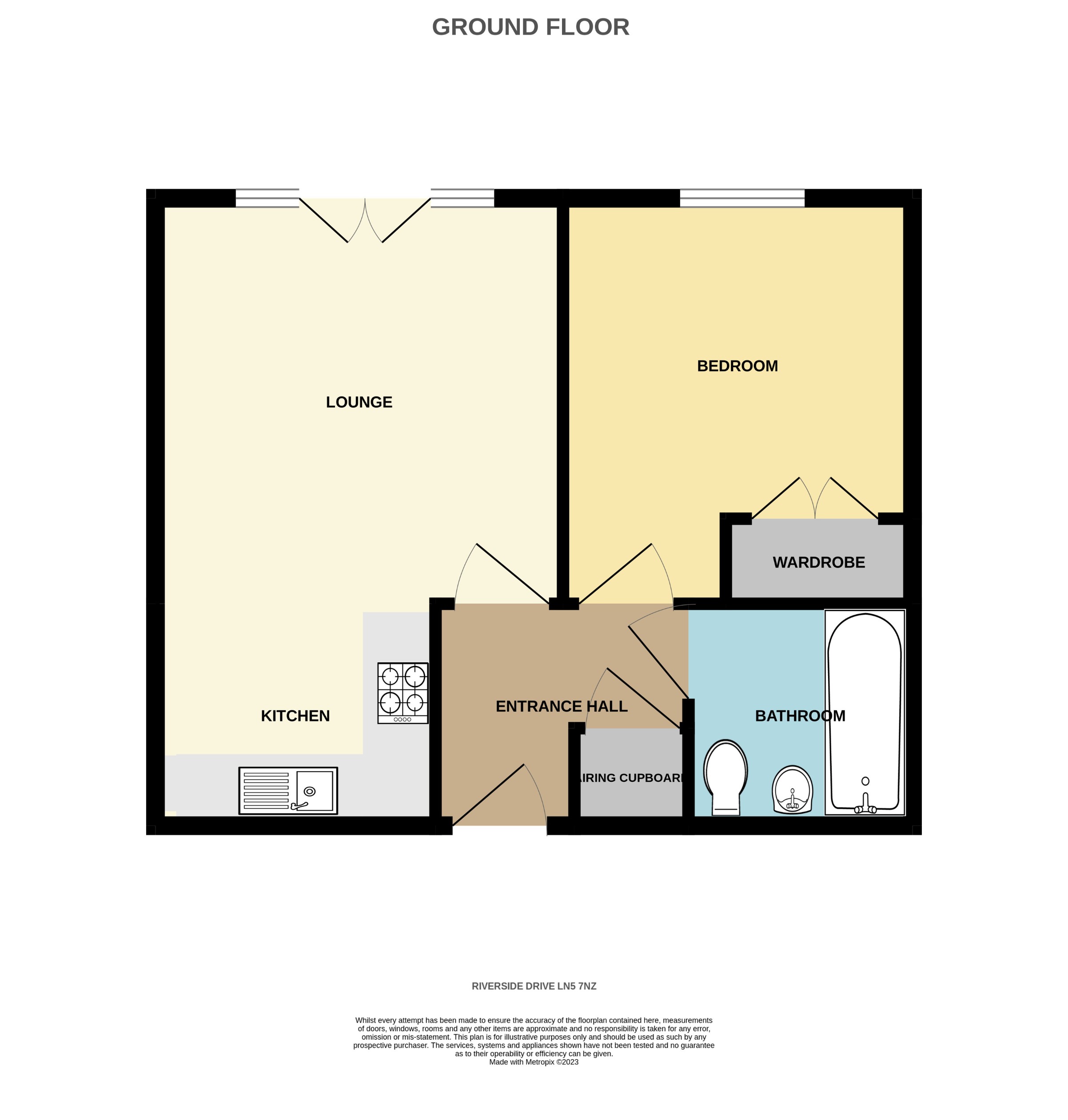 209, Riverside Drive, Lincoln floorplan