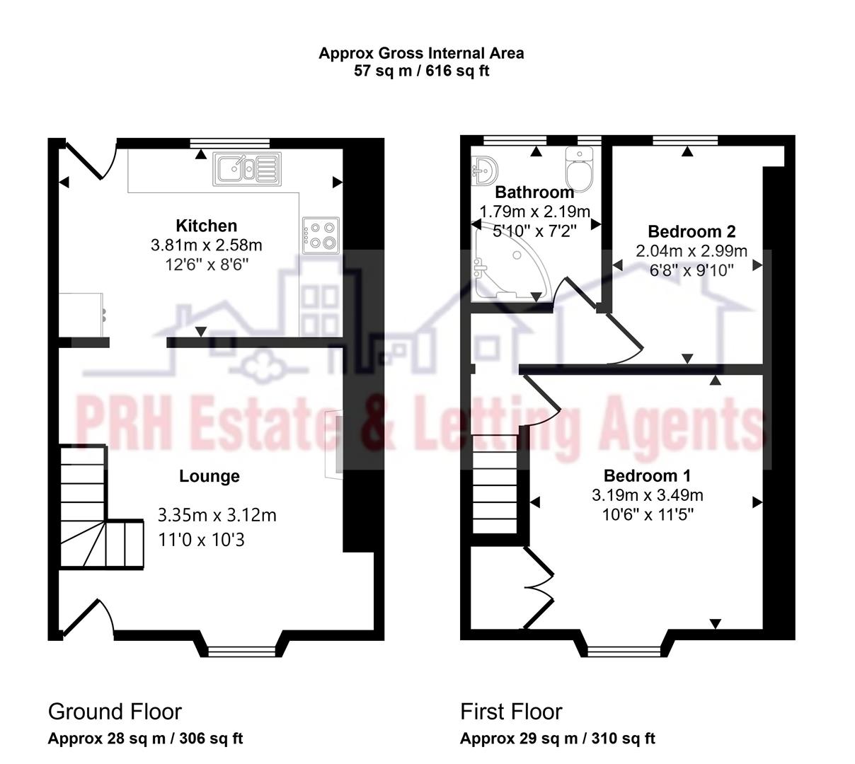 3, Dumbarton Terrace, Mousehole floorplan