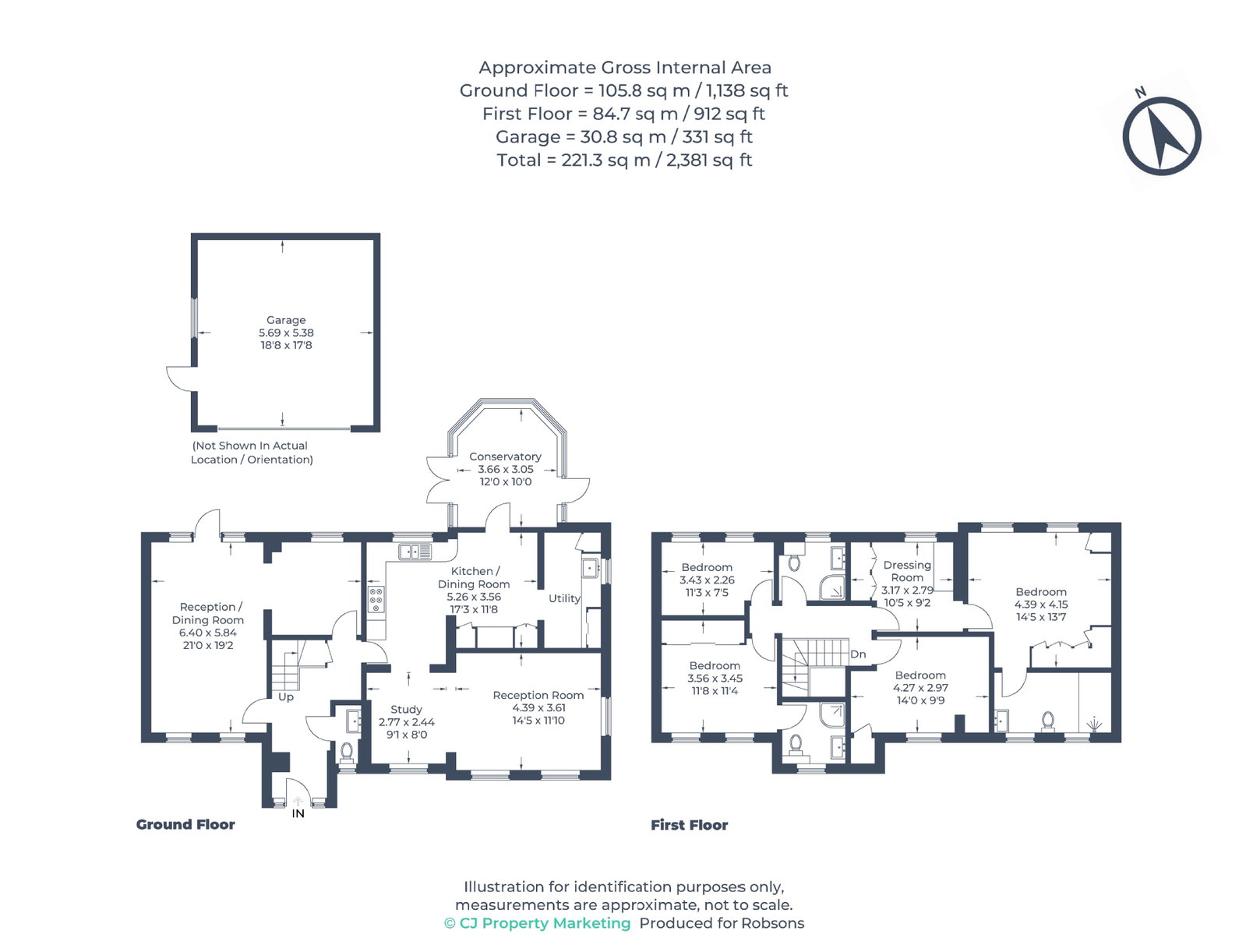 16, Grove Farm Park, Northwood floorplan